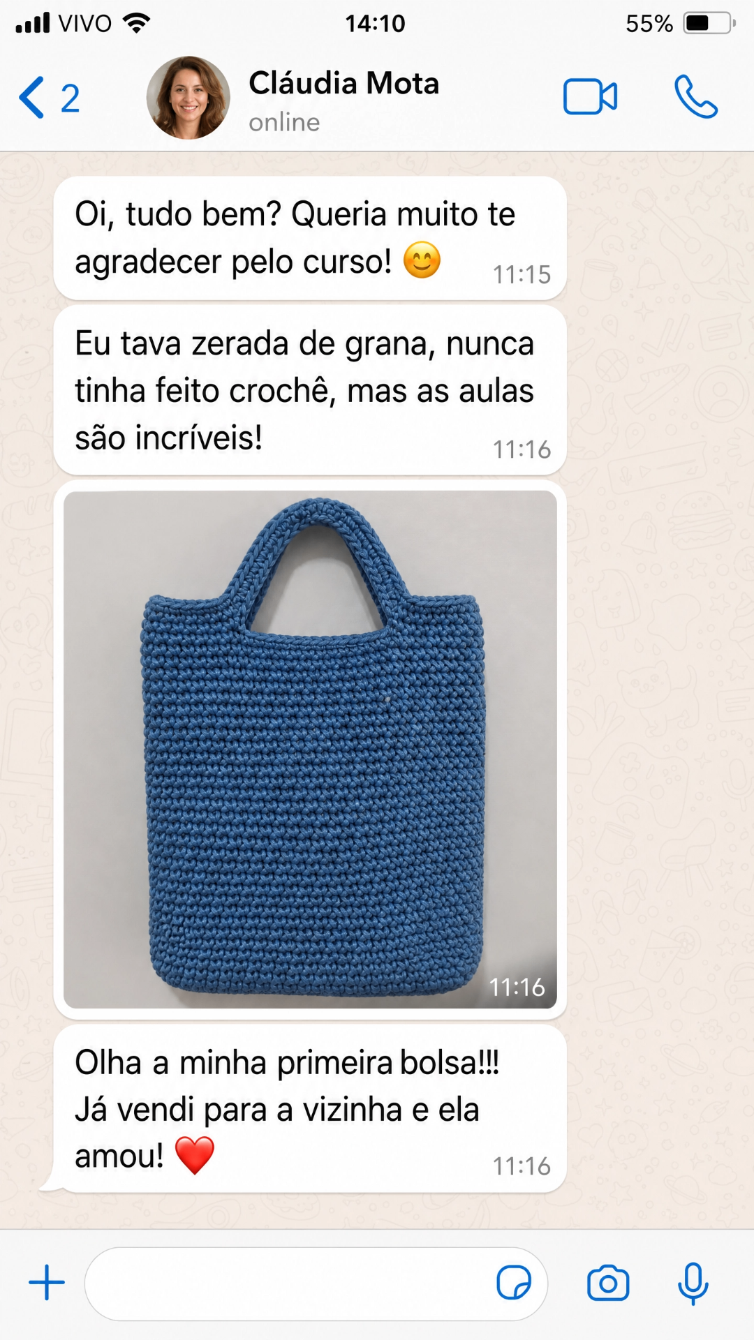 Depoimento de Cláudia Mota