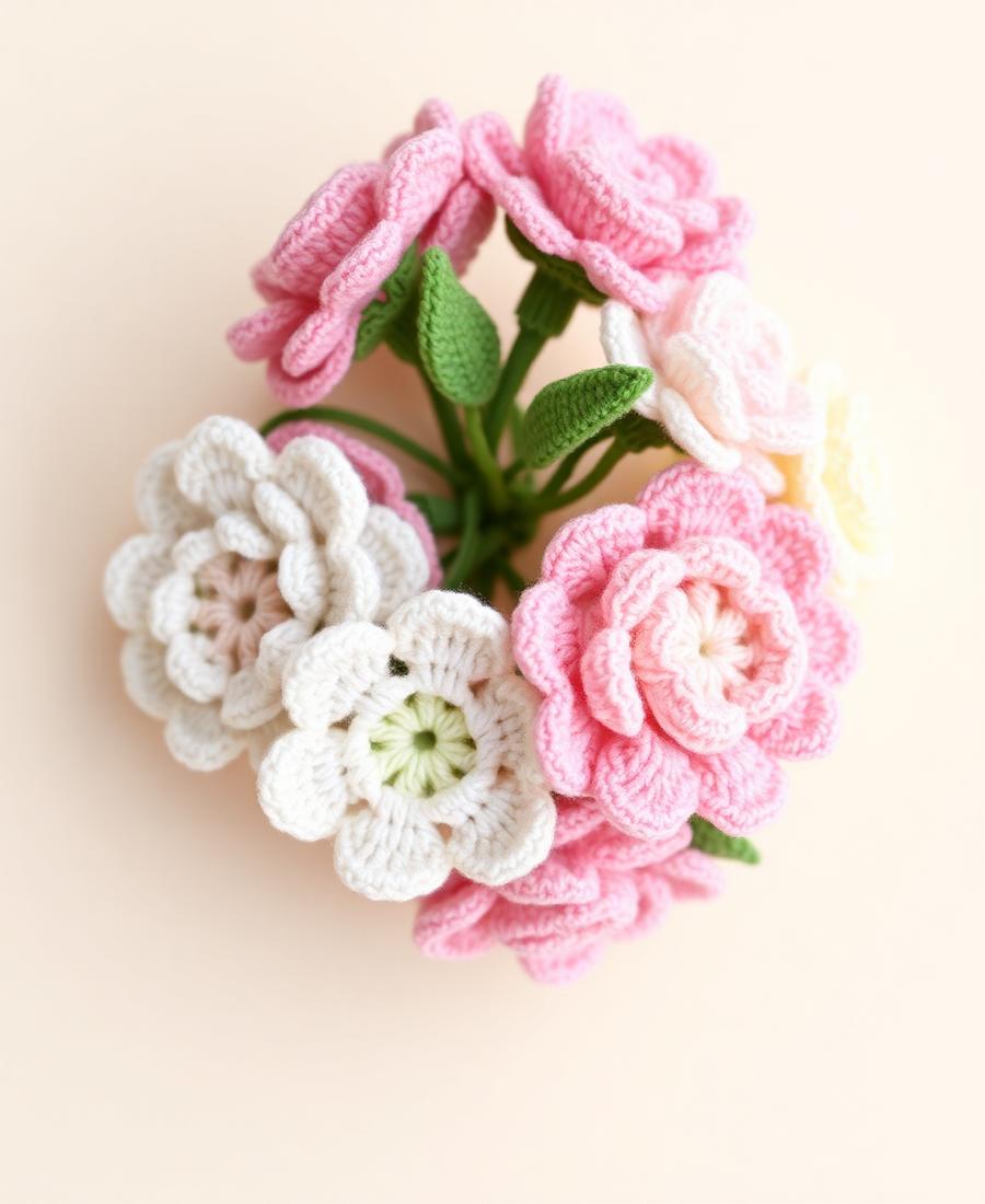 Flores de crochê